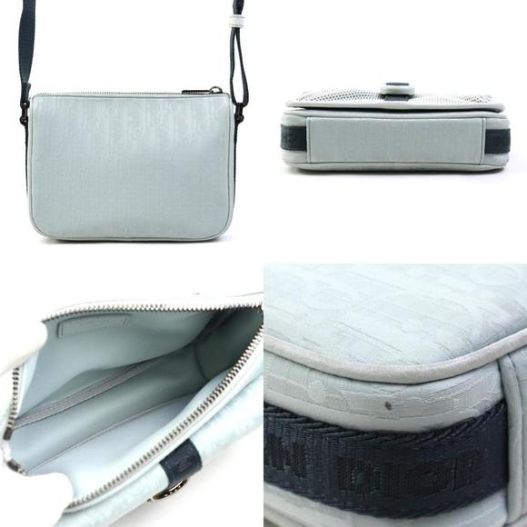 CHRISTIAN DIOR Shoulder Bag PARLEY Collaboration Nylon Mint Gray Men's 99909g - Picture 3 of 5